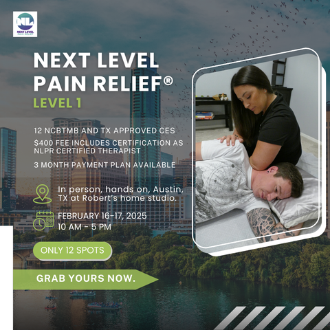 Next Level Pain Relief® Level 1 February in Austin, TX