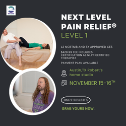Next Level Pain Relief® Level 1 Austin, TX November 15-16th of 2026