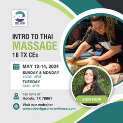 Intro to Thai Massage Hondo, TX