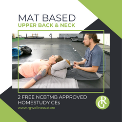 Mat Based Upper Back & Neck 2 Free NCBTMB Approved Homestudy CEs