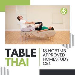 Table Thai 18 CEs NCBTMB Home Study Credits