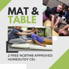 Mat & Table 2 Free NCBTMB CEs