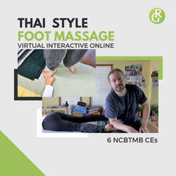Thai Style Foot Massage 6 NCBTMB Approved CEs